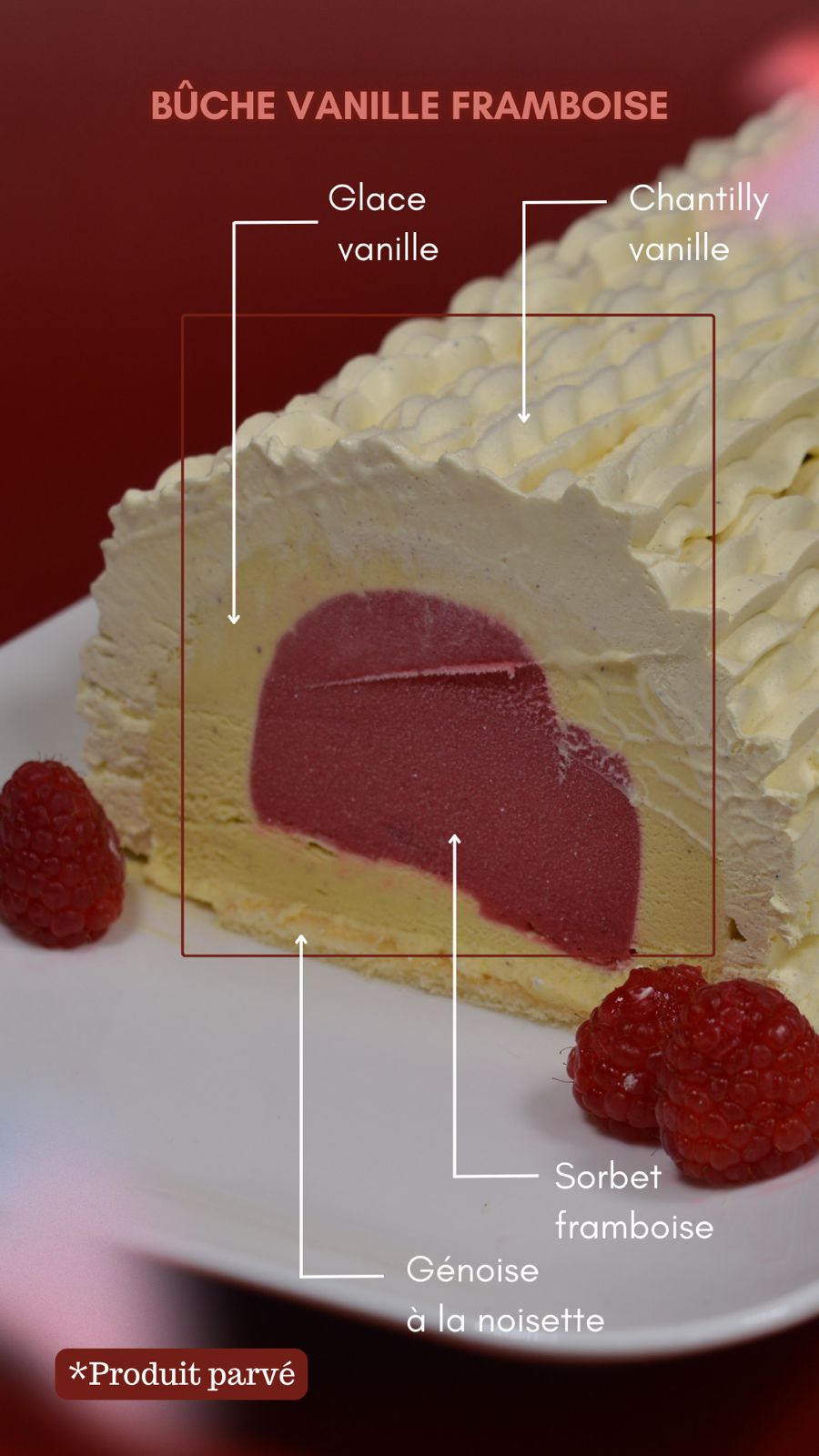 Vanille Framboise Parvé