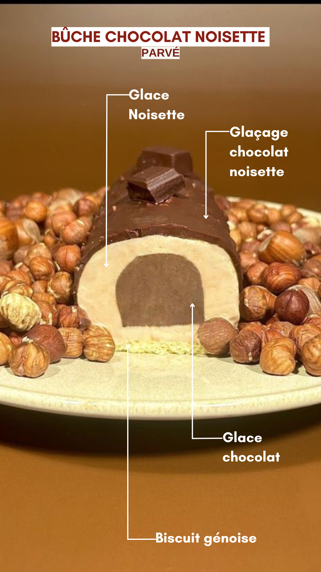Noisette chocolat parvé