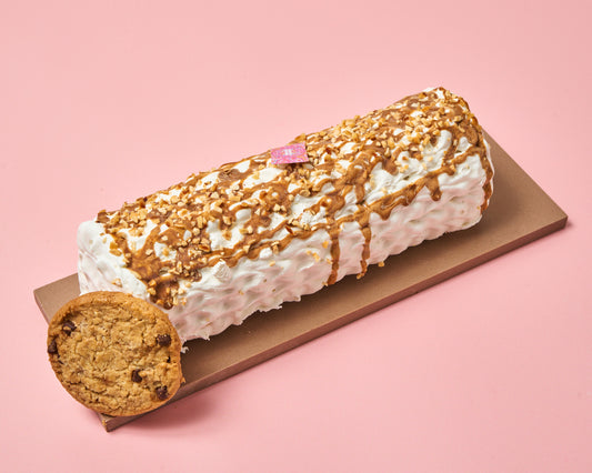 Bûche noisette cookie